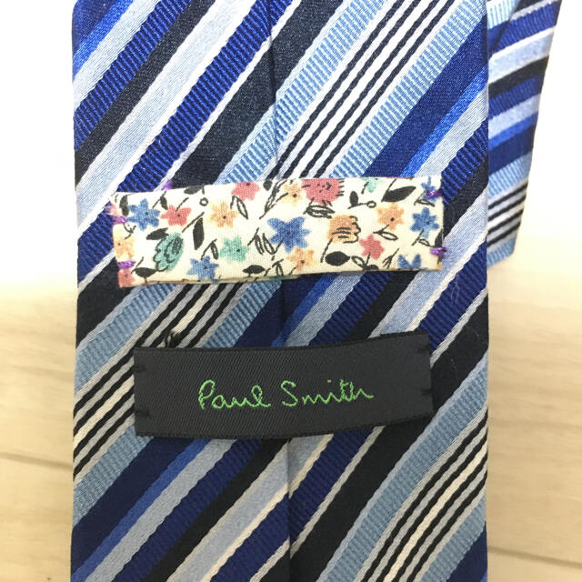 Paul Smith(ポールスミス)のポールスミス　ネクタイ　ストライプ　青　紺 メンズのファッション小物(ネクタイ)の商品写真