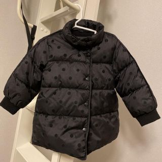 ザラキッズ(ZARA KIDS)のzara ベイビー　ドットダウンジャケット　サイズ92(ジャケット/上着)