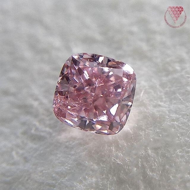 0.102ct F.Int.Pur.Pink SI2 天然 ピンク ダイヤモンド