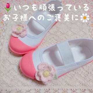 上履き 上靴 19cm 女の子 ピンク(スクールシューズ/上履き)