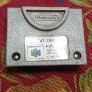 ニンテンドウ64(NINTENDO 64)のニンテンドー64　コントローラーパック　　　　　❆最強さん(家庭用ゲーム機本体)