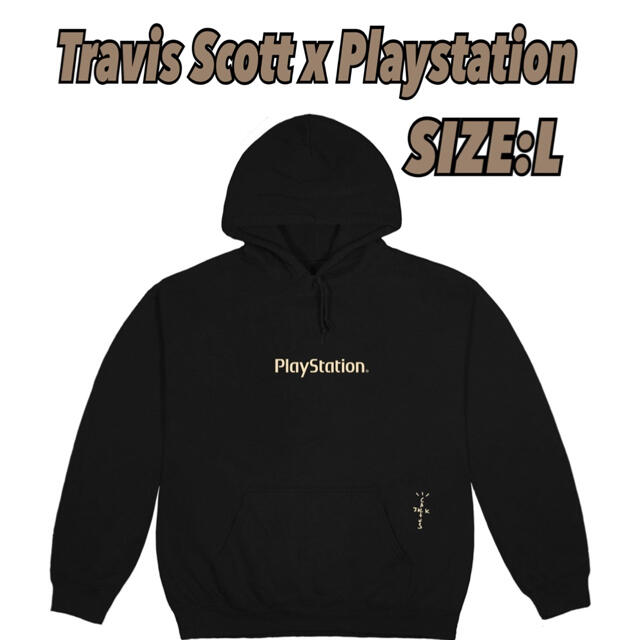 travis scott × PlayStation5 コラボ　フーディ