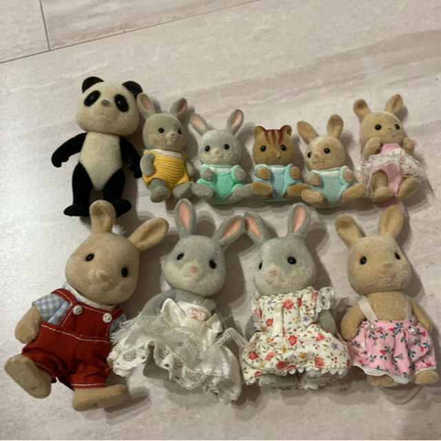 シルバニアファミリー　5体セット キッズ/ベビー/マタニティのおもちゃ(ぬいぐるみ/人形)の商品写真