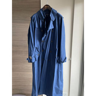 ラルフローレン(Ralph Lauren)のラルフローレン　一枚袖トレンチコート　青　ブルー　コットン100%(トレンチコート)