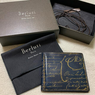 ベルルッティ(Berluti)の2日間限定値引 絶版 ベルルッティ マネークリップ ゴールデンパティーヌ 希少(マネークリップ)