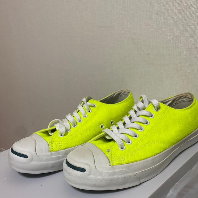 CONVERSE(コンバース)のコンバース ジャックパーセル スニーカー 蛍光イエロー メンズの靴/シューズ(スニーカー)の商品写真