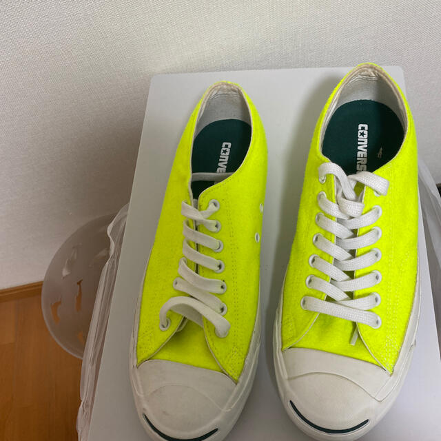 CONVERSE(コンバース)のコンバース ジャックパーセル スニーカー 蛍光イエロー メンズの靴/シューズ(スニーカー)の商品写真