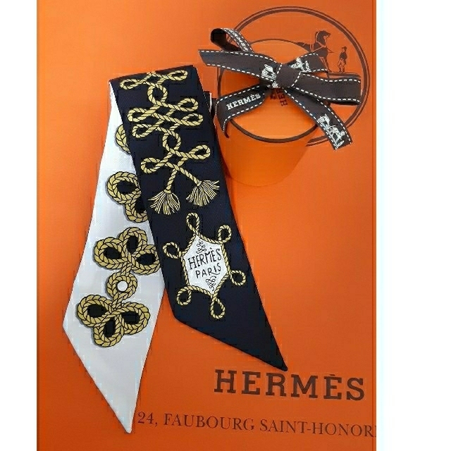 Hermes(エルメス)の【新品】エルメス♡ツイリー♡ブランデンブルグ レディースのファッション小物(バンダナ/スカーフ)の商品写真