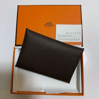 エルメス(Hermes)のHERMES　カルヴィ　coyote183様専用(名刺入れ/定期入れ)