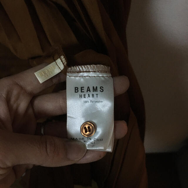 BEAMS(ビームス)の【BEAMS 値下げ　着用回数1回のみ】プリーツスカートワンピース レディースのワンピース(ひざ丈ワンピース)の商品写真