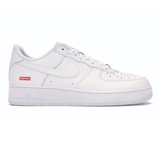 NIKE AIR FORCE 1 SUPREME WHITE 27.0