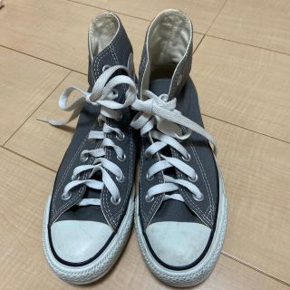 コンバース(CONVERSE)のコンバース  ハイカットグレー　22.5センチ(スニーカー)