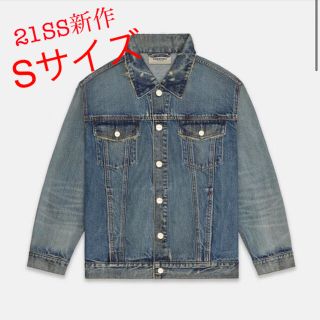 フィアオブゴッド(FEAR OF GOD)のFOG Essentials Denim Trucker Jacket Sサイズ(Gジャン/デニムジャケット)