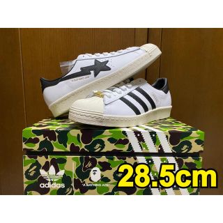 アベイシングエイプ(A BATHING APE)のBAPE X ADIDAS SUPERSTAR 80S【28.5cm】(スニーカー)