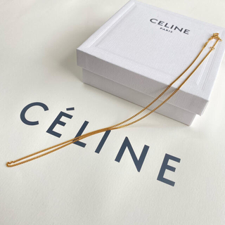 セリーヌ(celine)の【新品】CELINE ゴールド ショート ネックレス チェーン 単品(ネックレス)