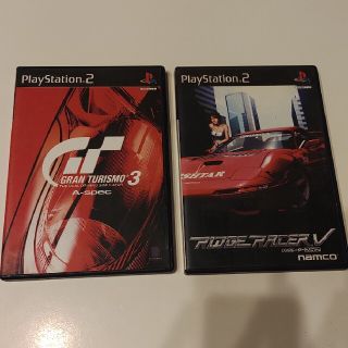 プレイステーション2(PlayStation2)のプレステ2　レーシングソフト　2種セット(家庭用ゲームソフト)