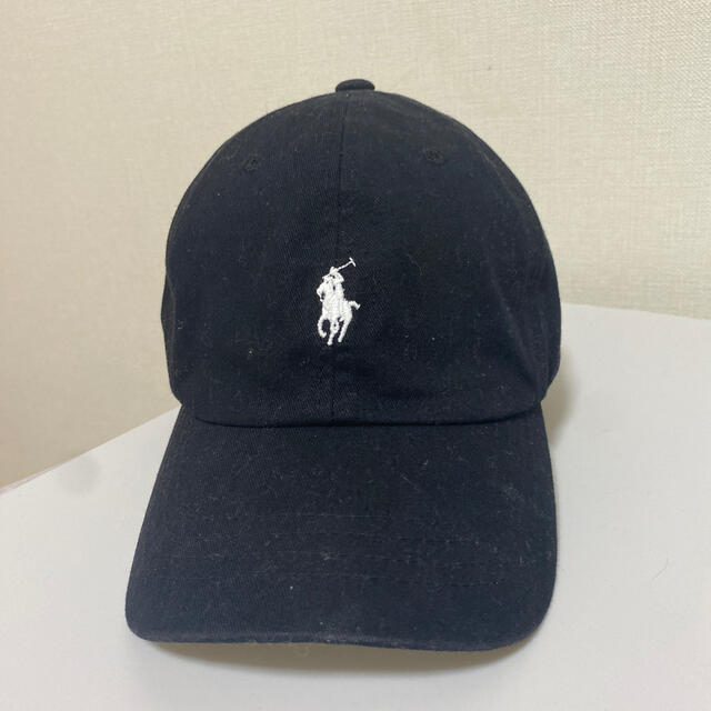 POLO RALPH LAUREN(ポロラルフローレン)のポロラルフローレン　キャップ　黒 メンズの帽子(キャップ)の商品写真