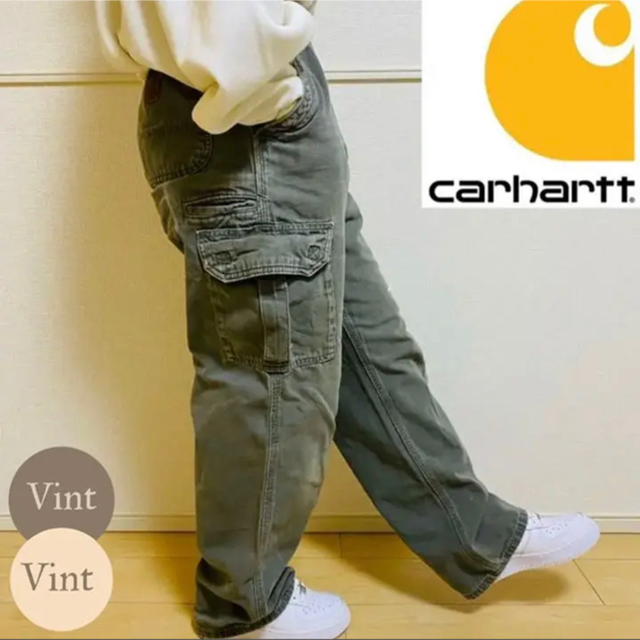 CARHARTT カーハート　ペインターパンツ　ワークパンツ　カーゴ　革タグ