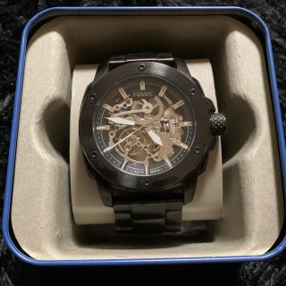 フォッシル(FOSSIL)のFOSSIL スケルトン 機械式腕時計(腕時計)