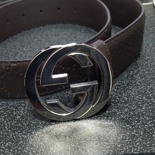 グッチ(Gucci)の【値下げ】グッチ革ベルト　GGシマ(ベルト)