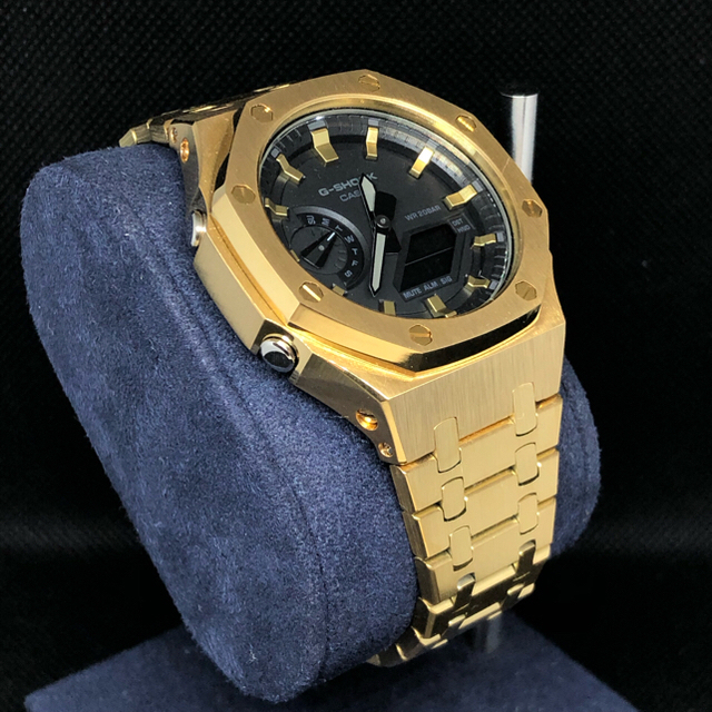 カシオG-Shock GA-2100ステンベゼル一式 GA-2100-1A1本体