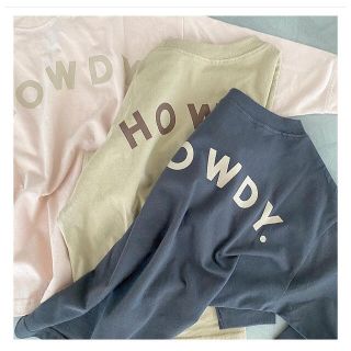 HOWDY.キッズロンT ピンク　新品未使用(Tシャツ/カットソー)