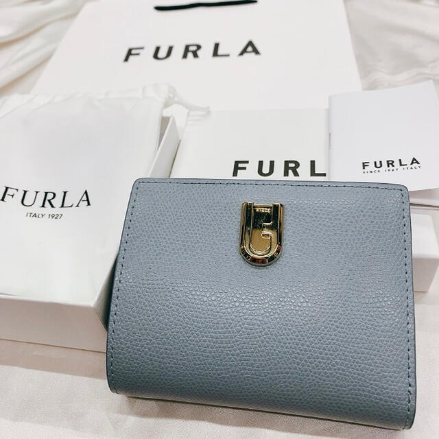 ★残り僅か‼︎新品 FURLA(フルラ) 折り財布 ライトブルー