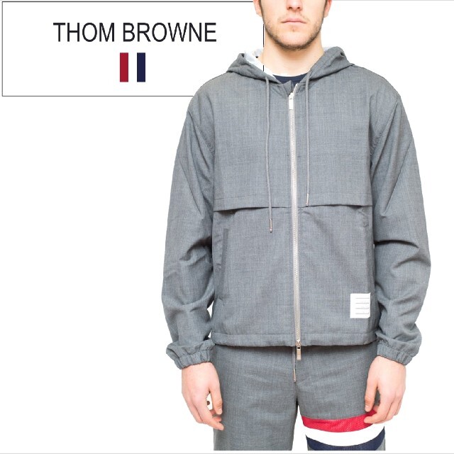 今年も話題の THOM BROWNE - Thom Brown トリコロール フーデッド ...