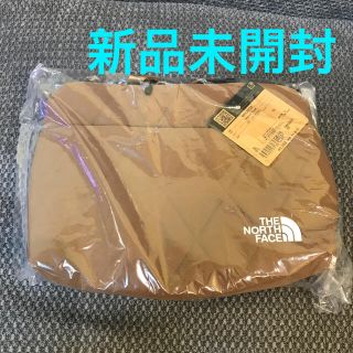 ザノースフェイス(THE NORTH FACE)の新品未開封 ノースフェイス ジオフェイスポーチ ブラウン NM82033(ショルダーバッグ)