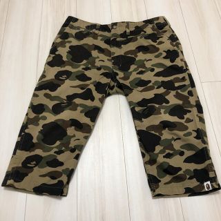 アベイシングエイプ(A BATHING APE)のBAPE 迷彩 七分丈 パンツ 【ベイプ エイプ アベイジングエイプ NIGO】(ショートパンツ)