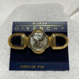 ジバンシィ(GIVENCHY)のGIVENCHY ブローチ　レトロアクセサリー　ヴィンテージ(ブローチ/コサージュ)