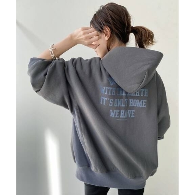 初売り 福袋 AMERICANA Back Print Big Parka ブラック A トップス