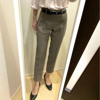 アオキ(AOKI)の【アキコ様専用】スーツ　洗えるクロップドパンツ　ベージュ(クロップドパンツ)