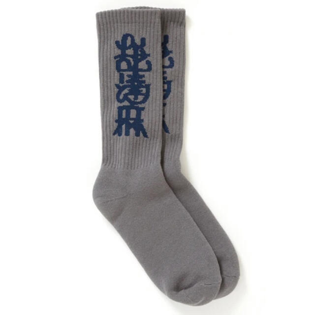 BLACK EYE PATCH AGH H.GRAY SOCKS 舐達麻 メンズのレッグウェア(ソックス)の商品写真