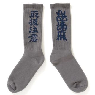 BLACK EYE PATCH AGH H.GRAY SOCKS 舐達麻(ソックス)