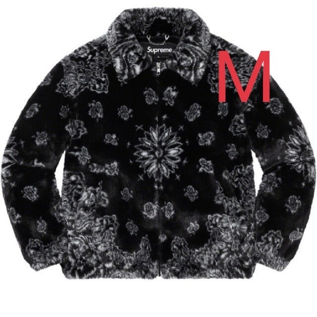 Supreme Bandana Faux Fur Bomber Jacket