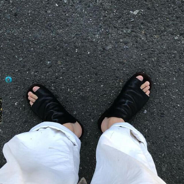 ポルタユ レザーサンダル ユッタニューマン BIRKENSTOCK