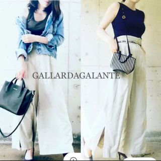 ガリャルダガランテ(GALLARDA GALANTE)の★最終値下げ★GALLARDA GALANTE/サイドスリットハイウエストパンツ(カジュアルパンツ)