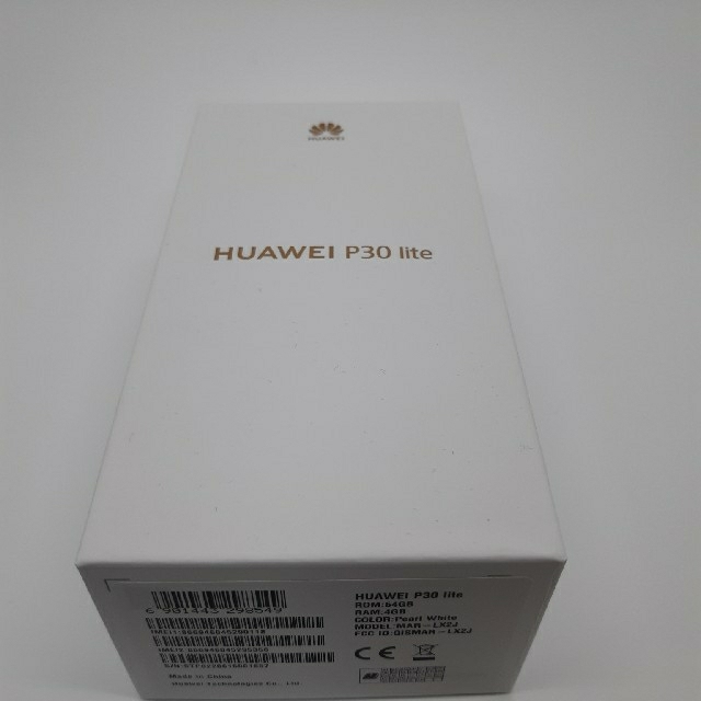 【新品・未開封】Huawei P30 lite パールホワイト