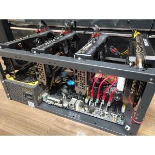 うなぎ様専用マイニングリグ GTX1660 super *6枚 セットアップ済み(PCパーツ)