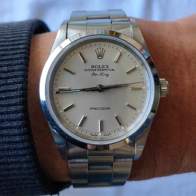 腕時計(アナログ)［値下げ］ROLEX ロレックス エアキング 14000