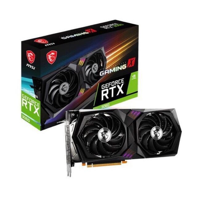 【新品】MSI GeForce RTX 3060 2個セット　K様専用のサムネイル