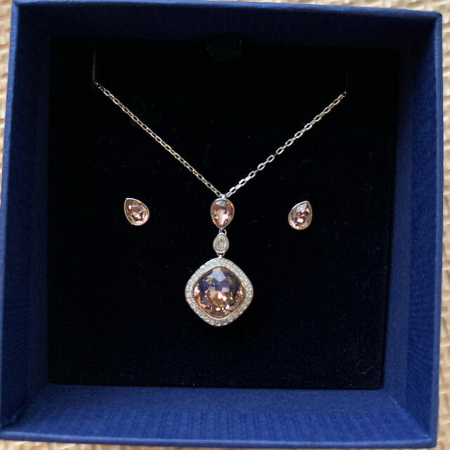 新品未使用】SWAROVSKI スワロフスキー ネックレス&ピアス
