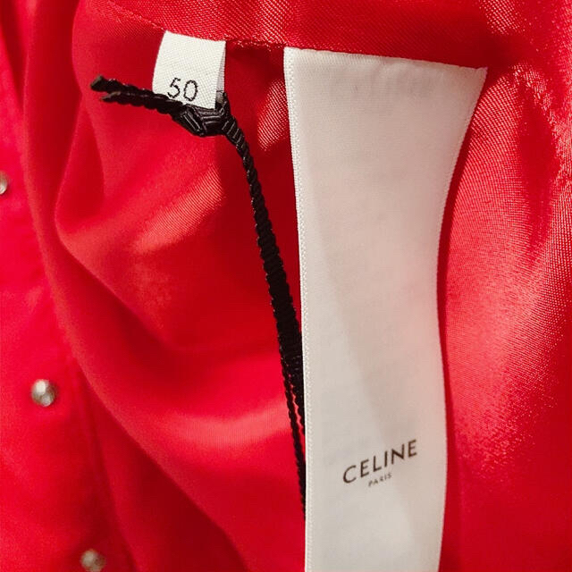 celine(セリーヌ)の【入手不可】CELINE 2021 SS ポップアップ限定 ジャケット 50 赤 メンズのジャケット/アウター(ブルゾン)の商品写真