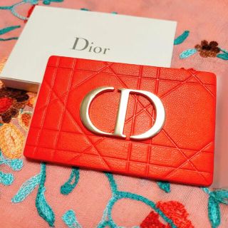 ディオール(Dior)のディオール カナージュ ロゴ ミラー レッド ノベルティ(ミラー)