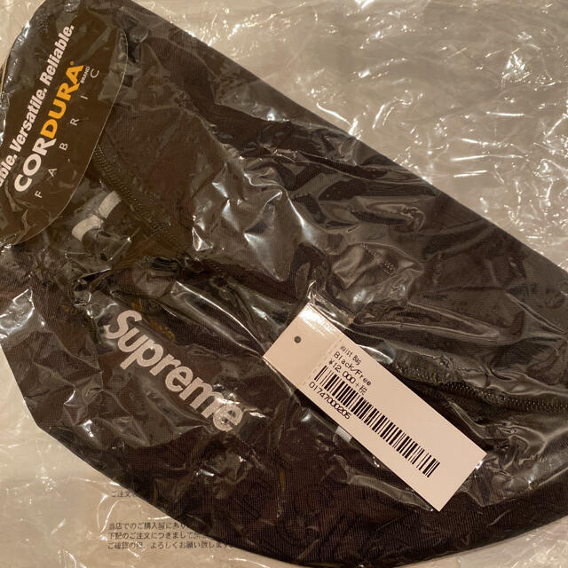 Supreme(シュプリーム)の新品19ssシュプリームsupreme waist bagウエストバッグ黒 メンズのバッグ(ウエストポーチ)の商品写真