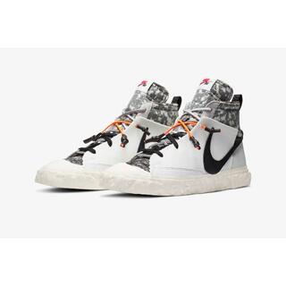 ナイキ(NIKE)のREADYMADE × NIKE BLAZER MID WHITE 26cm(スニーカー)