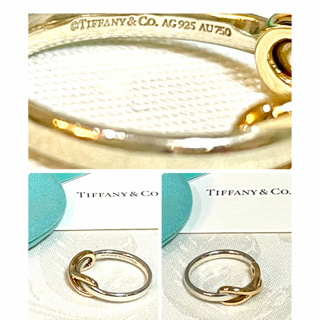 Tiffany & Co.(ティファニー)のティファニー  インフィニティリング 指輪 18Kゴールド×シルバー レディースのアクセサリー(リング(指輪))の商品写真