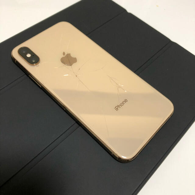 スマートフォン/携帯電話iPhoneXS 64G Gold simフリー