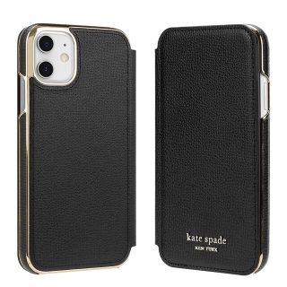 ケイトスペードニューヨーク(kate spade new york)のケイトスペード iPhone 11 ブラックフォリオ 手帳型 未開封(iPhoneケース)